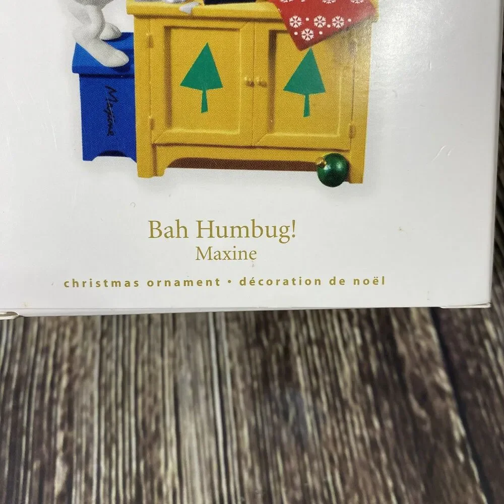 2010 Hallmark Keepsake Maxine 'Bah Humbug!' Holiday Tree Ornament New *flaw*